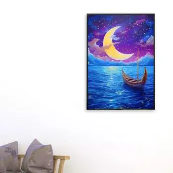 Пейзаж Алмазное искусство DIY снятие стресса повышение навыков яркий цвет украшение дома мозаика Алмазная вышивка A