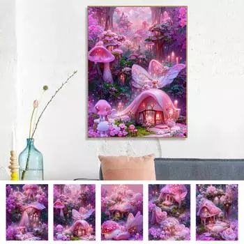 Пейзаж Diamond Artest Stream радость релаксация улучшение координации DIY мозаика украшение для вышивки подарок A