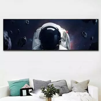Пейзаж Космос Космос Астронавт Планета Холст Картина Плакаты и принты Настенные художественные фотографии Детская комната Домашний декор Без рамки 20cm40cm NoFrame