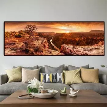 Пейзаж Национальный парк Гранд-Каньон, Аризона, США, холст, живопись, постеры и принты, настенные художественные фотографии, домашний декор для комнаты, без рамки 20cm40cm NoFrame