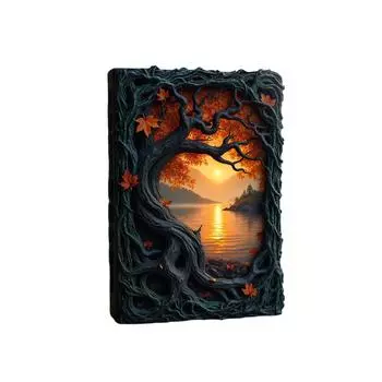 Пейзаж с кленовыми листьями, который дает жизнь ноутбукам, многоразовая куртка One Size