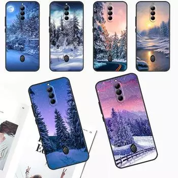 Пейзаж Зимний легкий снежный чехол для ZTE Nubia Red Magic 9 Pro 8 8S Pro Plus Red Magic 6 7 6S 7S Pro 5G 5S 6R Cover Red Magic 8S Pro