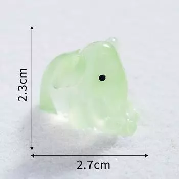 Пейзажные Микро Креативные Ночные Радужные Мамонты Резиновые Украшения Для Подарка