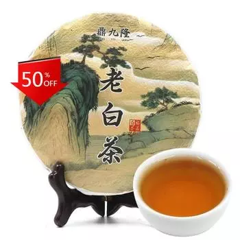 Пейзажный китайский белый чай Old Bai Cha Tea Leaf Cake 350 г Чай для здоровья