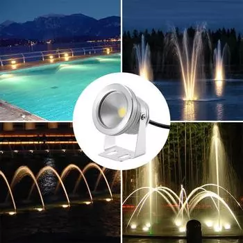 Пейзажный светильник, устойчивый к атмосферным воздействиям, широкое применение, белое освещение, надежный, безопасный, светодиодный для наружного сада, газона, декор для двора White Light. чёрный