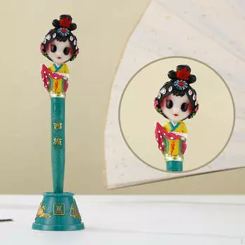 Пекинская опера Маска Ручка Китайский драматический персонаж Шариковая ручка Канцелярские товары Креативный настольный компьютер