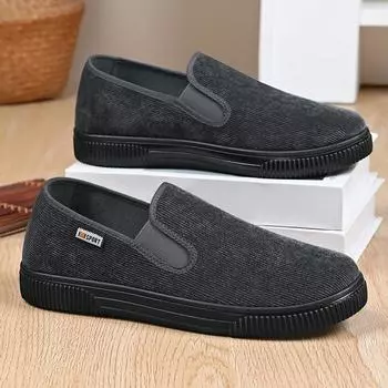 Пекинская тканевая обувь мужская летняя дышащая парусиновая обувь мужская повседневная низкая удобная рабочая обувь с мягкой подошвой мужская 39