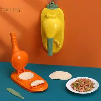 Пельменная машина для приготовления пельменей своими руками, многоразовая, практичная, для прессования теста, кухонные принадлежности красный