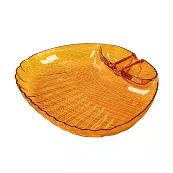 Пельменная тарелка из АБС-пластика для совместного использования, в форме гребешка, с отверстиями для макания, столовая посуда для пельменей