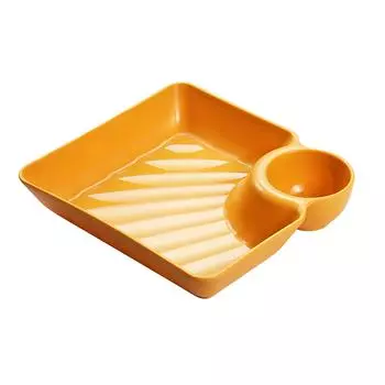 Пельменная тарелка Многофункциональная соусница Миска для макания Сервировочное блюдо Миска для закусок Разделенные блюда