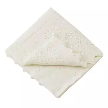 Пеленальная шаль Hurt Son из мериносовой шерсти без коробки Крестильная шаль Hurt Son из супертонкой мериносовой шерсти G. ЧАС. & Г. ЧАС. & [Без коробки] [Предмет] белый