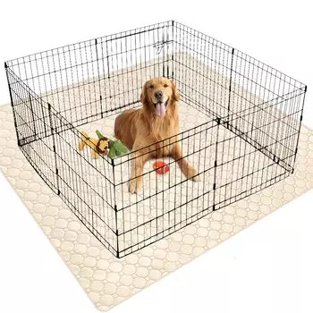 Пеленка для домашних животных, влажная салфетка для туалета, быстросъемная, большая, идеально подходит для нескольких домашних животных, 2 листа, можно стирать, коврик, кошки, собаки, домашние животные, сушка, можно стирать, размер, (бежевый, бежевый