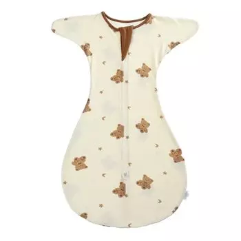 Пеленка Пеленка Летняя прохладная для новорожденных Хлопковая пеленка для сна на весь год Moro Reflex enne. (Медведь, М)