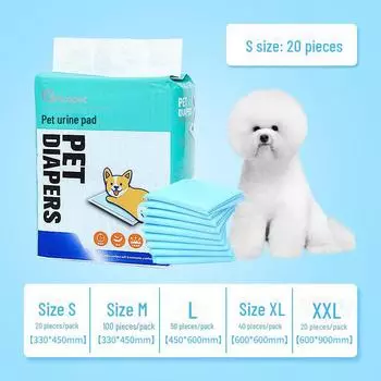 Пеленки для мочеиспускания домашних животных: Впитывающие подгузники для собак и кошек