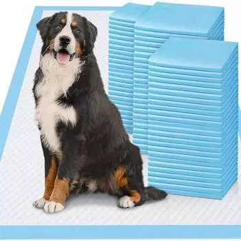 Пеленки для писсуаров Pet Training Puppy Pee Pads - одноразовые полимерные быстросохнущие пеленки без протеканий для собак, кошек, кроликов и домашних животных United States