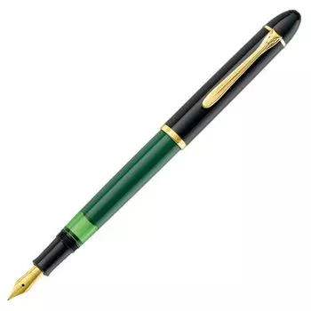 Перьевая ручка Pelikan F Fine Point Green Black Classic M120 Inhalation Type Limited Original Imported Product