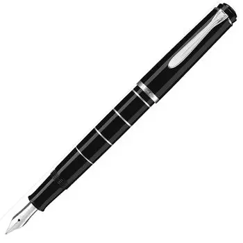 Pelikan Fountain Pen M Medium Black Classic M215 Genuine Imported Product