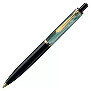 Pelikan K200 Ballpoint Pen, Oil-based, Marble Green, Classic
