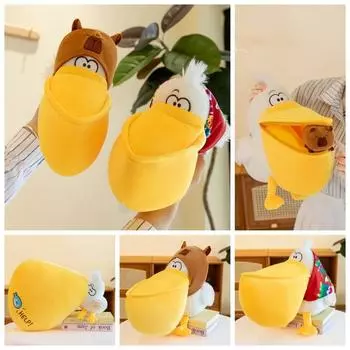 Пеликан Капибара плюшевая игрушка PP хлопок Капибара плюшевая кукла Капибара пушистая игрушка подарок на день рождения red headcover