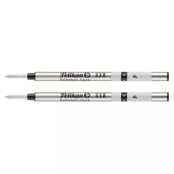 Pelikan Pelikan Ballpoint Pen Refill M Medium Point 338 Black Set of 2 Genuine Imported Product Water-based