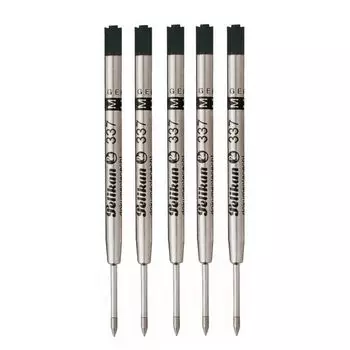 Pelikan Pelikan Ballpoint Pen Refill M Medium Point 337 Black Set of 5 Genuine Imported Product Oil-based