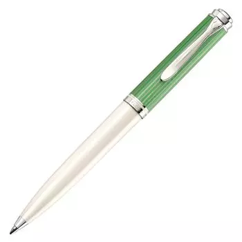 Pelikan Pelikan Ballpoint Pen Souveraine Green White K605 Limited Genuine Imported Product Oil-Based