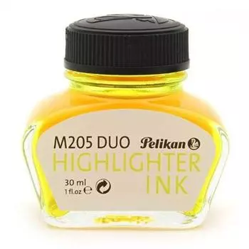Pelikan PELIKAN Bottle Ink Special Product M205 DUO Yellow Demonstrator Highlighter Ink 30 мл PL-BT-HI