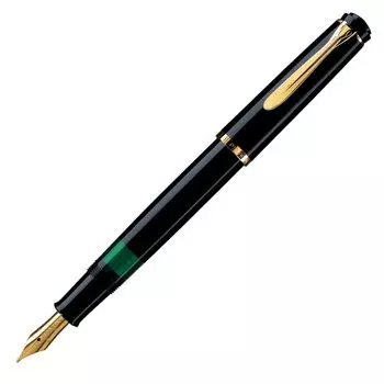Pelikan Pelikan перьевая ручка F Fine Point Black Classic M200 подлинный импортный продукт