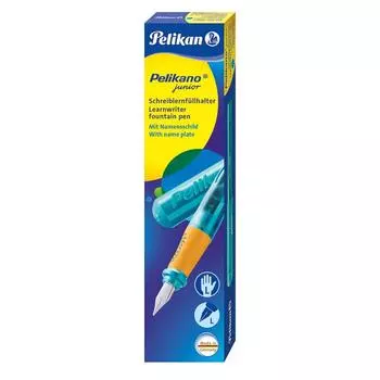 Pelikan Pelikan перьевая ручка для левшей A бирюзовый Pelicano Jr L подлинный импортный продукт
