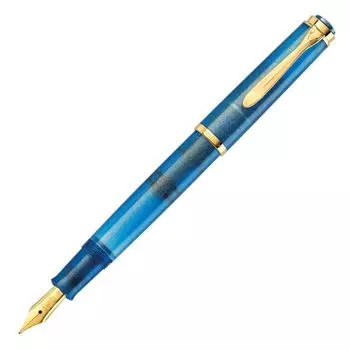 Pelikan Pelikan перьевая ручка F Fine Point Classic Golden Lapis M200 Limited Regular Imported Product
