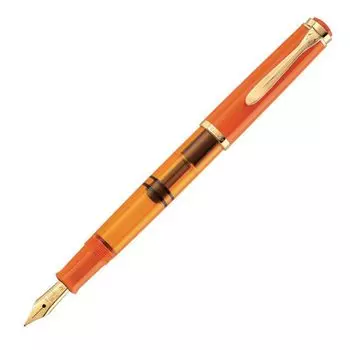 Pelikan Pelikan перьевая ручка специальный продукт производства классический M200OD оранжевый восторг чернила всасывающего типа средний M