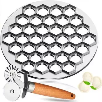 Pelmeni Maker Russian Dumpling Mold Pelmeni Metal Form с тестом Ravioli Wheel Pasta Cutter для кухонных принадлежностей для приготовления пищи