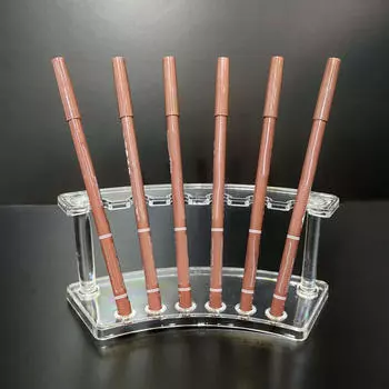 Подставка для ручек, держатель для карандашей, практичный, модный, прозрачный, для офиса, гостиной, бровей