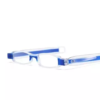 Pen Glasses Elderly Optics Read Newspapers Reading Glasses Rotate High-definition Unisex Foldable Glasses Portable +1.5 коричневый