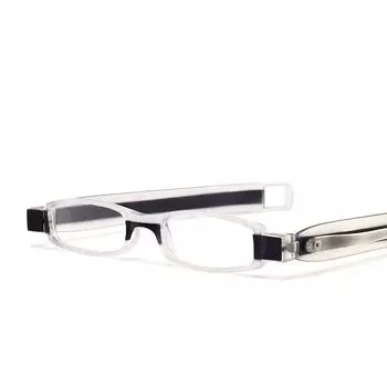 Pen Glasses Unisex Rotate Reading Glasses Foldable Glasses High-definition Read Newspapers Portable Elderly Optics +4.0 красный