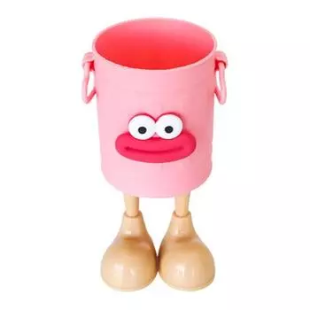 Pen Holder Retro Sausage Mouth Design Cartoon Shape Pen Container Multifunctional Desk Organizer School Supplies