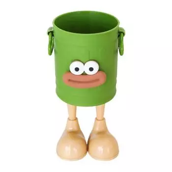 Pen Holder Retro Sausage Mouth Design Cartoon Shape Pen Container Multifunctional Desk Organizer School Supplies