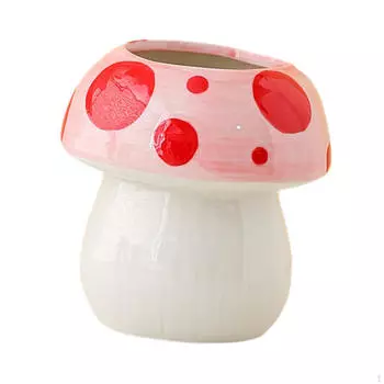 Pen Pencil Holder, Ceramic Makeup Brushes Cup, Desk Accessories Toothbrush Holder for Living Room, розовый