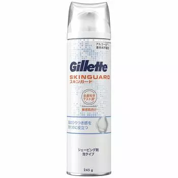 Пена для бритья Gillette Skin Guard для чувствительной кожи Тип пены 245 г Бритвенная бритва для мужчин