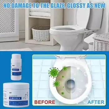 Пена для чистки туалетов Универсальная чистка туалетов Глубокая очистка Мягкое средство для удаления накипи для Toi K1I8 white2-250g