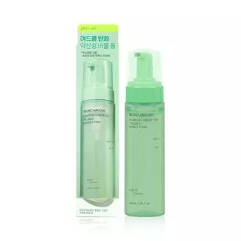 Пена для душа Round Around Comfort Green Tea Trouble Bubble Foam 200 мл, 2 шт.