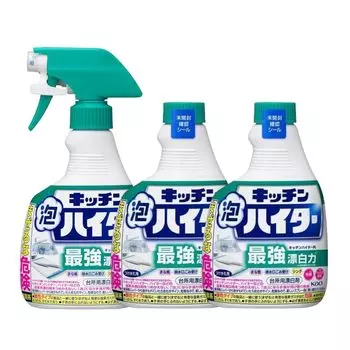 Пена для кухни Hyter Strongest Bleach Power Kitchen Bleach 400 мл Замена 400 мл x 2 бутылки [Оптовая закупка] +