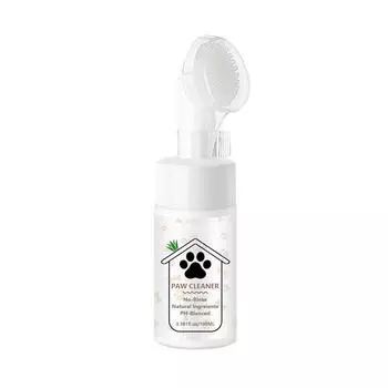 Пена для мытья лап питомцев 100 мл Кошки и собаки Специальное средство для мытья лап Уход за лапами Очиститель One Size