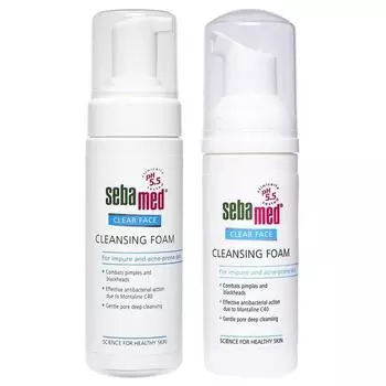 Пена для умывания SebaMed Clear Face, 150 мл и пена для умывания Sebamed Clear Face, 50 мл