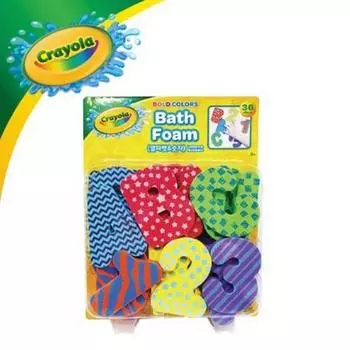 Пена для ванны Crayola с буквами алфавита и цифрами, корейские игрушки для ванны