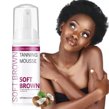 Пена для загара без загара Tanning Sunbathing 60 мл One Size розовый