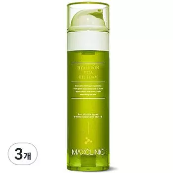 Пена Max Clinic Hyaluron Vita Oil, 110 г, 3 шт.