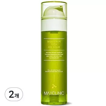Пена Max Clinic Hyaluron Vita Oil, 110 г, 2 шт.
