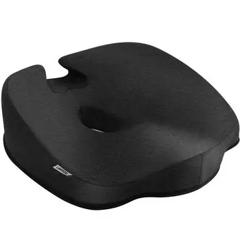 Пена с эффектом памяти, моющаяся, тазовая осанка, напряженная, красивая, для автомобиля, базовое сиденье для офиса и дома, LANHOSI, темно-серая подушка, чехол, дышащая,