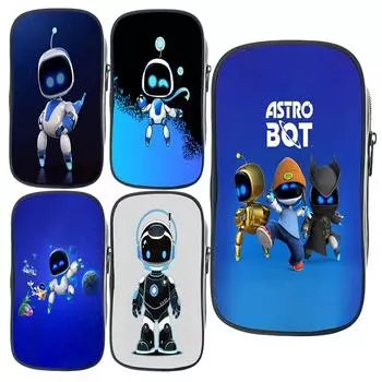 Пенал Astro Bot, астронавт, кавайный, большой емкости, с изображением животных, на молнии, детская сумка для мальчиков, сумка для ручек, школьный чехол для девочек, принадлежности 12